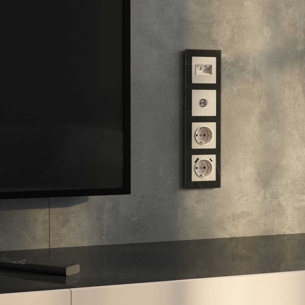 ТВ-розетка оконечная Werkel айвори акрил W1183043 4690389197130