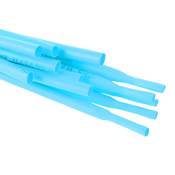 Термоусадочная трубка Stekker 4,0/2,0 мм, длина 100 см., усадка 2:1, синий HST-420-100BL 50266