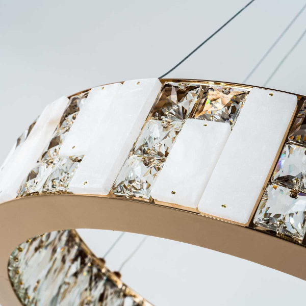 Подвесная светодиодная люстра Modelux Premium ML.6985.600P GD