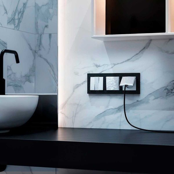 Набор клавиш Werkel Hammer для выключателя трехклавишного белый W1239001 4690389162664