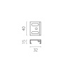 Скоба крепежная тип D к треку 5040xx-(F)/(R) Lightstar Quattro 504196-00
