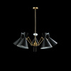 Подвесная люстра Crystal Lux Joven SP5 Gold/Black
