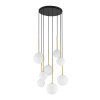 Подвесная люстра Nowodvorski Karo Black/Satine Gold 10934