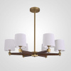 Подвесная люстра Imperium Loft Jorgenson D85 White/Dark Wood 203574-26