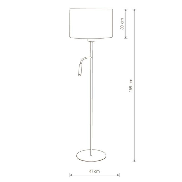 Торшер Nowodvorski Hotel Plus 9072 Торшер Nowodvorski Hotel Plus 9072