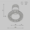 Встраиваемый светильник Maytoni Technical Downlight Dip DL120-10W-3K-TRS-W