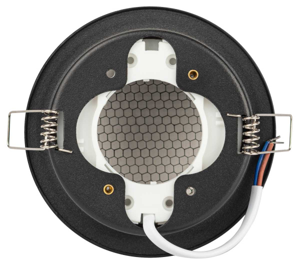 Светильник встраиваемый ЭРА KL111 BK под лампу GX53 черный матовый Б0061535