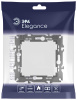 Кнопка ЭРА Elegance 14-1111-01М , 10АХ-250В, белый матовый Б0065810