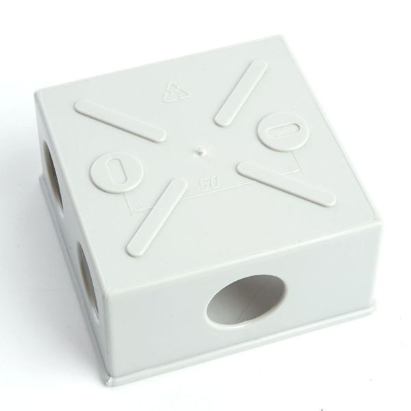 Коробка разветвительная Stekker EBX10-34-44, 85*85*40мм, 6 вводов, IP44, светло-серая (GE41235) 39994