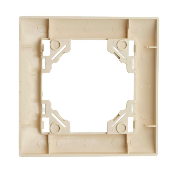 Рамка 1-постовая Stekker Эрна Элегант слоновая кость PFR00-9011-02 49666