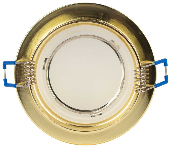 Светильник встраиваемый декоративный ЭРА DK99 GD под лампу MR16 GU5.3 золото Б0058395