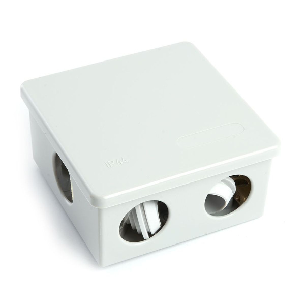 Коробка разветвительная уравнивания потенциалов (КУП) Stekker EBX20-36-44, 85*85*40мм, 6 вводов, IP44, светло-серая (GE41360) 39996