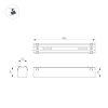 Трековый светодиодный светильник Arlight Mag-Vibe-Flat-L485-24W Day4000-Mix 044435