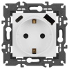 Розетка ЭРА Elegance 14-4108-01М 2P+E 16A-250В со шторками с USB type-A+C 5В-3А белый матовый Б0067710
