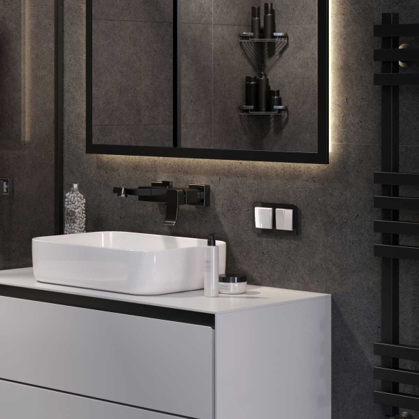 Рамка Werkel Acrylic на 2 поста черный W0022708 4690389184857