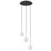 Подвесная люстра Nowodvorski Karo Black/Satine Gold 10304