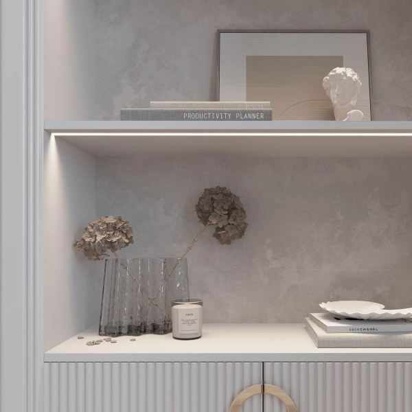 Светодиодная лента Arlight 6W/m 528Led/m CSP теплый белый 5M COB-X528-8mm 24V Warm3000 046887