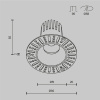 Встраиваемый светильник Maytoni Technical Downlight Dip DL119-10W-3K-TRS-B