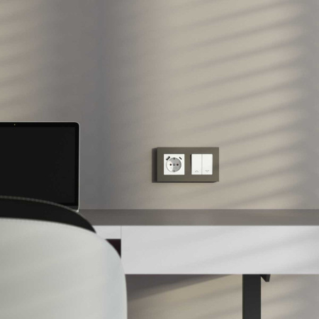 Выключатель жалюзи Werkel белый W1124501 4690389155239