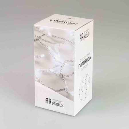 Светодиодная гирлянда Ardecoled ARD-EDGE-CLASSIC-2400x600-WHITE-88LED-MILK-STD White 034102