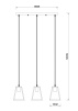 Подвесной светильник Arte Lamp Brussels A8030SP-3BK