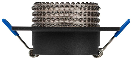 Светильник встраиваемый декоративный ЭРА DK110 BK/GR под лампу MR16 GU5.3 черный/серый Б0058424