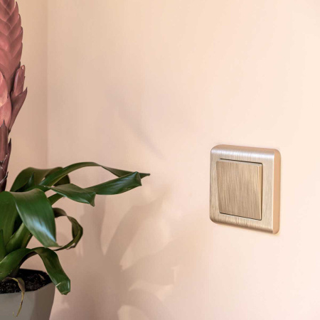 Клавиша Werkel для выключателя перекрестного шампань рифленый W1119010 4690389160127