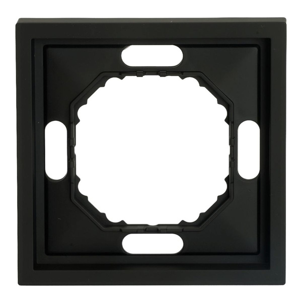 Рамка 1-постовая Stekker Эмили черный уголь PFR00-5001-05 49858