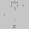 Торшер Maytoni Modern Glamping MOD437FL-03B
