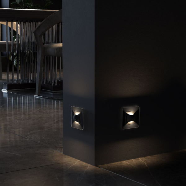 Встраиваемая LED подсветка Werkel черный матовый W1154508 4690389185601