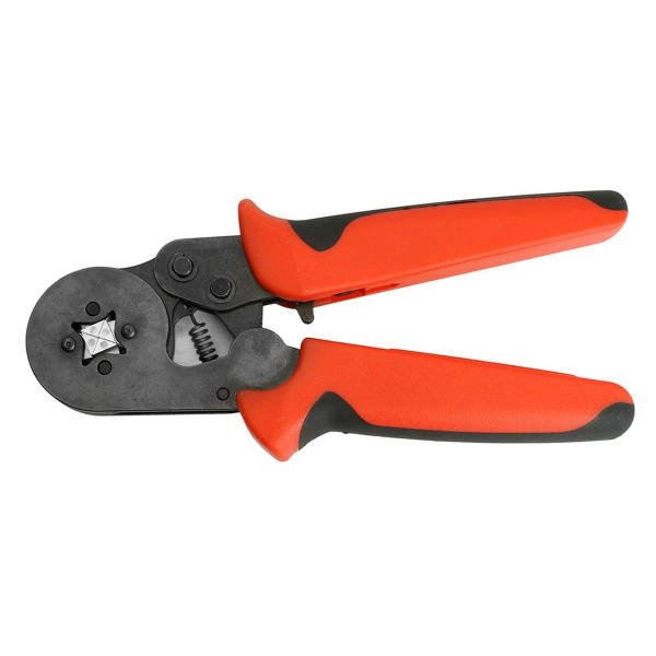 Кримпер Stekker CTLS006-240 для обжима клемм и наконечников 0,25-10мм2, красный 39353