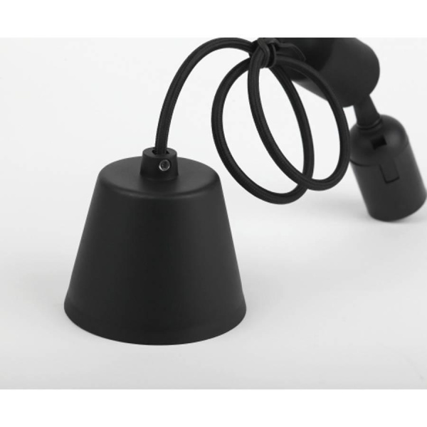 Патрон ЭРА Е27 с подвесом Б0048039 черный