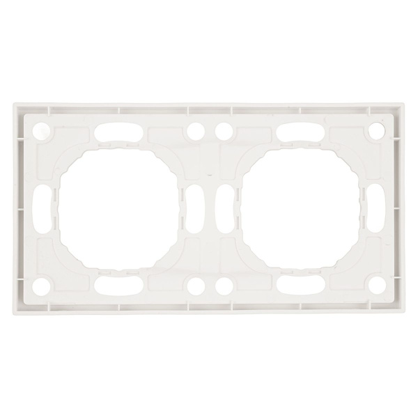 Рамка 2-постовая Stekker Эмили белый фарфор PFR00-5002-01 49885