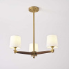 Подвесная люстра Imperium Loft Jorgenson D70 White/Dark Wood 203579-26