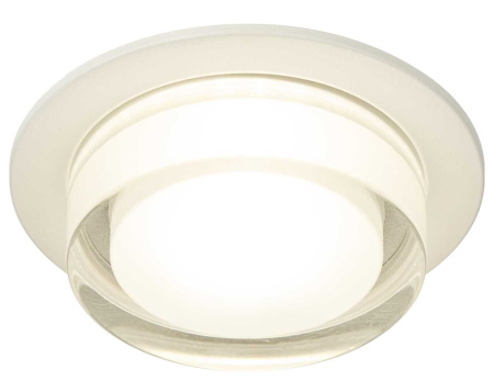 Светильник встраиваемый декоративный ЭРА DK107 WH под лампу MR16 GU5.3 белый Б0058396