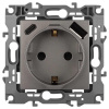 Розетка ЭРА Серия 12 12-4108-16 2P+E 16A-250В со шторками с USB type-A+C 5В-3А титан Б0067762