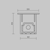 Комплект заглушек Maytoni Led Strip (для профиля 22×22) 2 шт ALM-2222-B-EC 642051