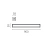 Светильник линейный 36W Trito Lightstar 456367