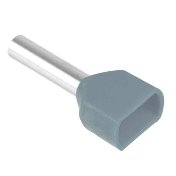 Наконечник штыревой втулочный изолированный НШВИ(2) 0,75-10 LD406-7510 50384