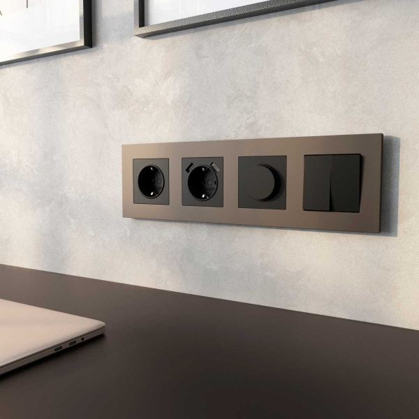 Диммер N Werkel черный матовый W1142008 4690389212901