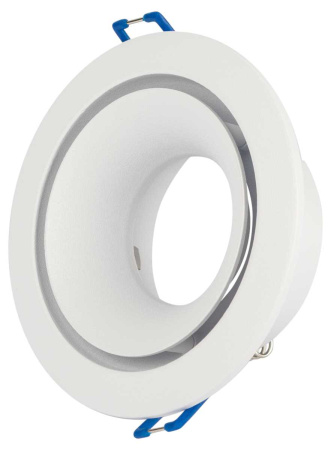 Светильник встраиваемый алюминиевый ЭРА KL100 WH под лампу MR16 GU5.3 белый Б0055584