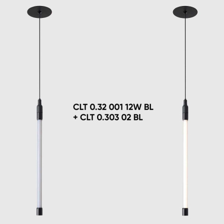 Встраиваемое потолочное крепление с драйвером для модульной системы Crystal Lux CLT 0.303 03 BL
