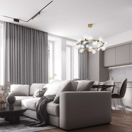 Подвесная люстра Modelux Modestyle MS.6030.25 BS