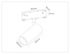 Трековый акцентный светильник Ambrella Light TRACK SYSTEM GL2310