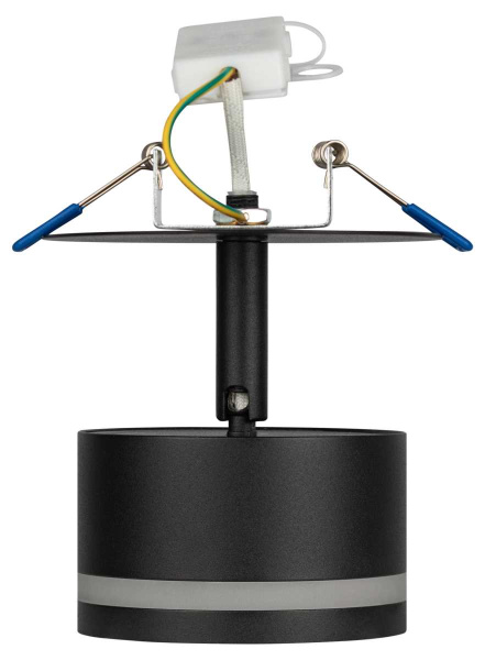 Светильник встраиваемый ЭРА DK114 BK под лампу GX53 поворотный черный Б0059790