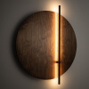 Настенный светильник Nowodvorski Sunrise Led D Dark Wood/Black 11432
