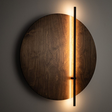 Настенный светильник Nowodvorski Sunrise Led D Dark Wood/Black 11432