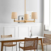 Подвесная люстра Imperium Loft Jorgenson D85 Beige/Dark Wood 102089-26