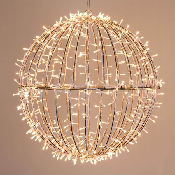 Светодиодная фигура Ardecoled Шар ARD-Ball-D60-320LED Warm 025303