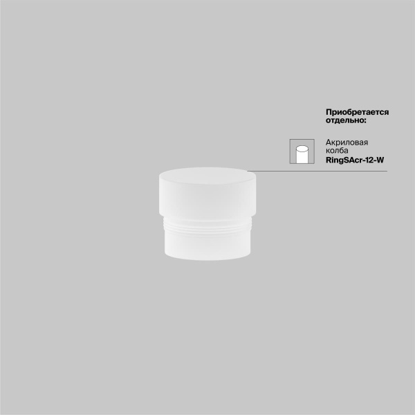 Трековый светодиодный светильник Maytoni Technical Magnetic Exility Focus Led TR032-2-5W3K-M-BW